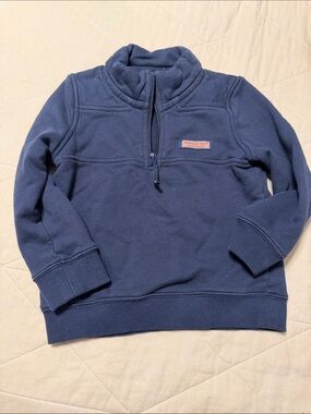 Vineyard Vines Toddler Navy Half-Zip Pullover Sweatshirt